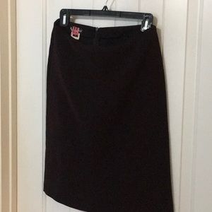Bebe burgundy/ dark grape pencil skirt